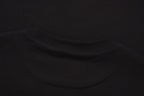Black Cotton Triangle Logo Long-Sleeve - Men's