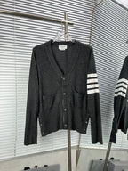 4-Bar Cardigan Navy - Men's