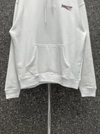 Black Cotton Chest Logo Pullover - Men's