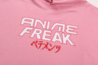 Black Cotton Graphic Pullover - Men's