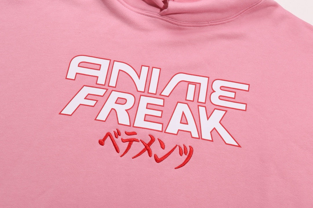 Black Cotton Graphic Pullover - Men's