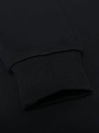 Navy Cotton Chest Logo Pullover - Men's