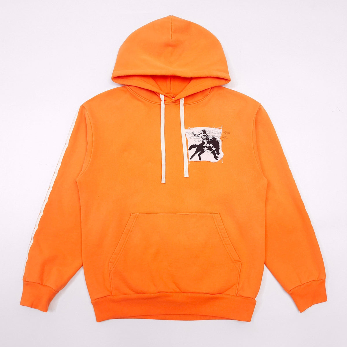 Orange Cotton Patch Pullover - Men's