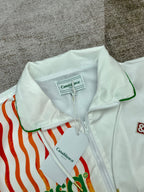 Orange Wave Track Jacket - Men's
