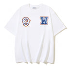Black Cotton Patch Short-Sleeve - Men's