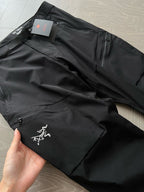 Black Nylon Technical Cargo - Men's