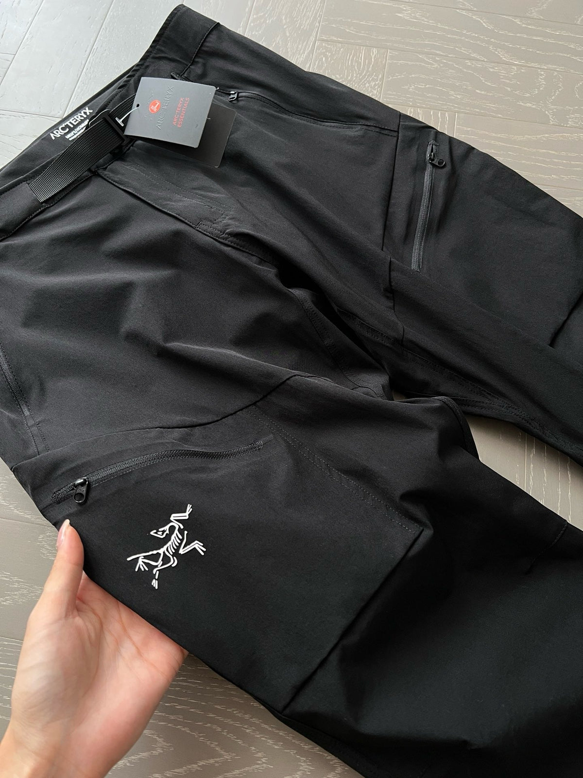 Black Nylon Technical Cargo - Men's