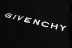 Black Cotton Text Logo Pullover - Men's