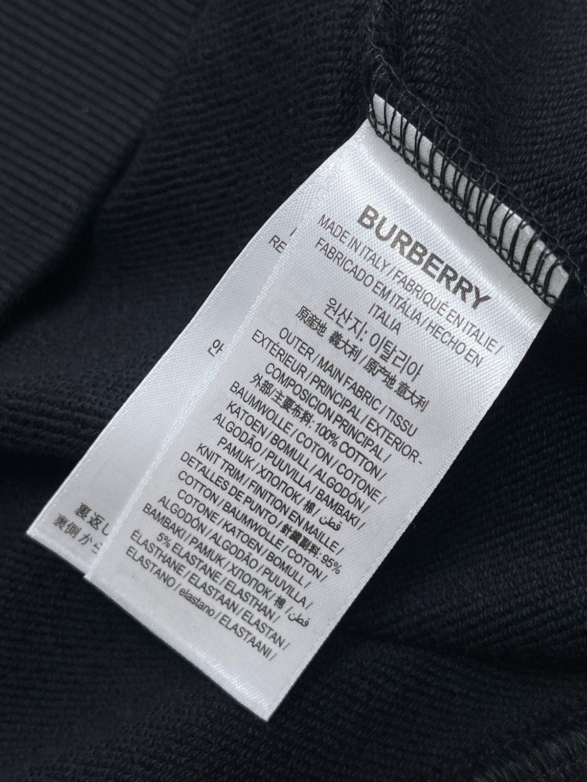 Navy Cotton Embroidered Pullover - Men's
