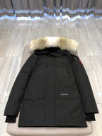 Black and White Parka - Men's