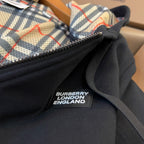 Black Cotton Check Lined Zip-Through - Men's