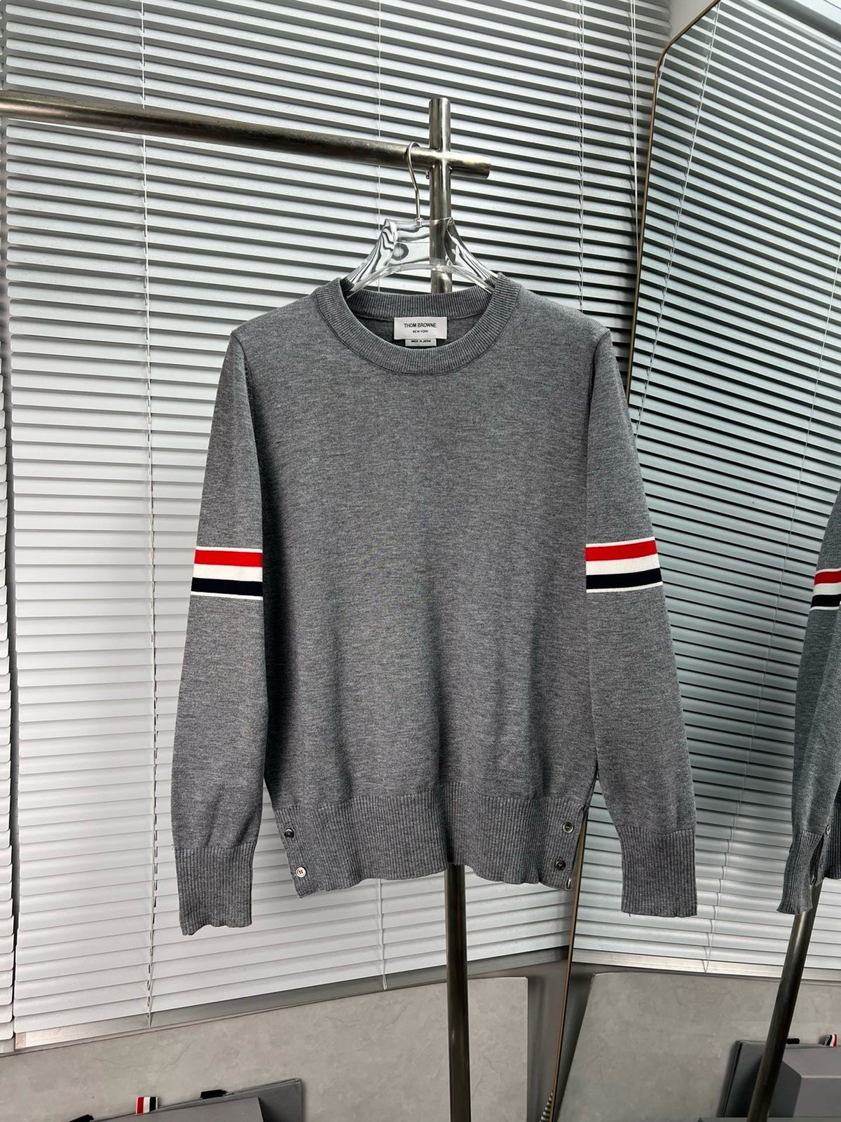 RWB Crewneck Cream Sweater - Men's