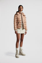Bady Short Down Jacket – a brand signature, a classic patch pocket, adorns the Bady's sleeve – LUX VERSE Luxury Designer Fashion Outlet