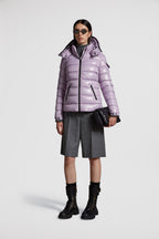Bady Short Down Jacket – emblematic of DNA, the Bady down jacket for women is crafted from glossy nylon laqué – LUX VERSE Luxury Designer Fashion Outlet