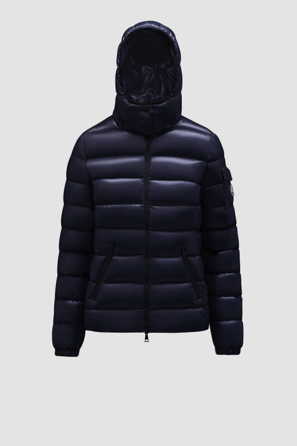 Moncler Bady Short Down Jacket – a brand signature, a classic patch pocket, adorns the Bady's sleeve – LUX VERSE Luxury Designer Fashion Outlet