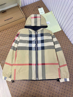 Check Hooded Sweatshirt - Men's