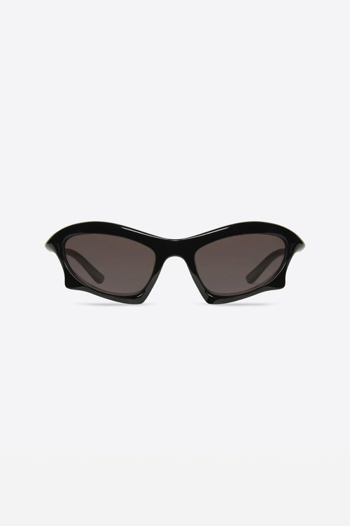 Bat BB0229S-001 sunglasses in black – bat Rectangle Sunglasses in silver bio injected nylon with mirror silver – LUX VERSE Luxury Designer Fashion Outlet