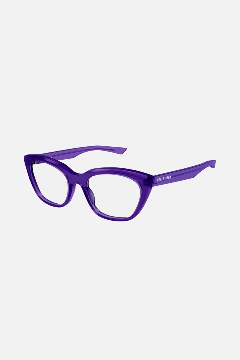 Cat eye violet frame – a cat-eye feminine shape featuring the logo – LUX VERSE Luxury Designer Fashion Outlet