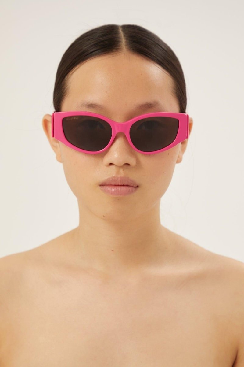 Chunky pink sunglasses – pink sunglasses – LUX VERSE Luxury Designer Fashion Outlet