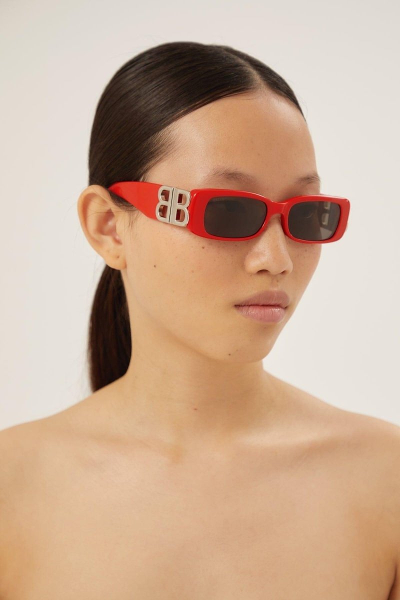 Dynasty red sunglasses featuring BB logo – red sunglasses featuring BB logo – LUX VERSE Luxury Designer Fashion Outlet