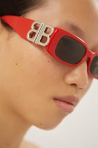 Dynasty red sunglasses featuring BB logo – featuring BB logo – LUX VERSE Luxury Designer Fashion Outlet
