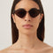 Balenciaga metal extreme cat-eye sunglasses