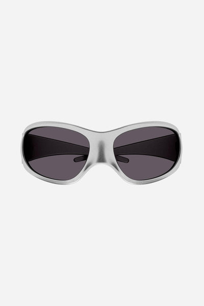 Balenciaga Skin XXL Cat sunglasses in silver - Lux Studios