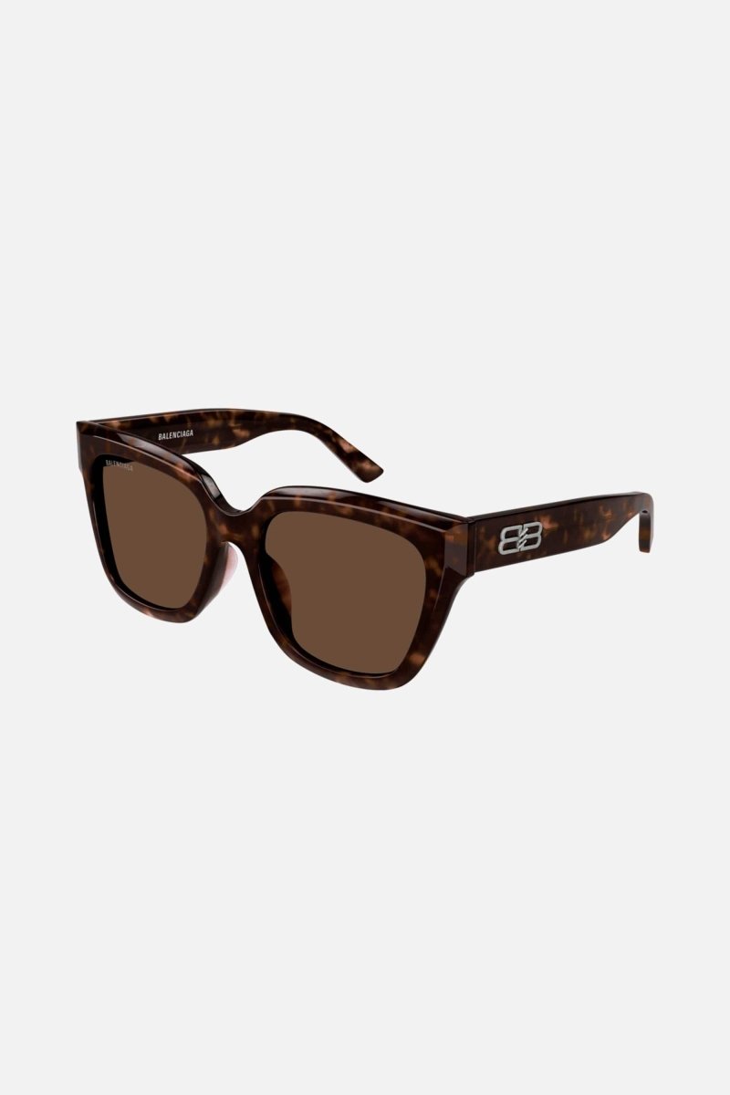 Squared femenine havana sunglasses – bB folding hinges – LUX VERSE Luxury Designer Fashion Outlet