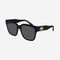 Balenciaga ultra slim black cat-eye sunglasses