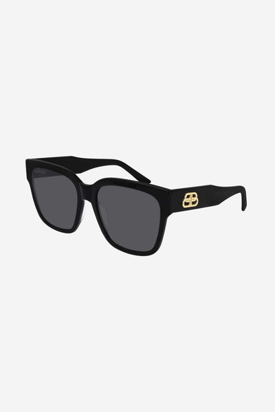 Balenciaga ultra slim black cat-eye sunglasses - Lux Studios