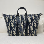 Black and Grey Duffle Bag