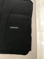 Black Nylon Arm Patch Gilet - Men's