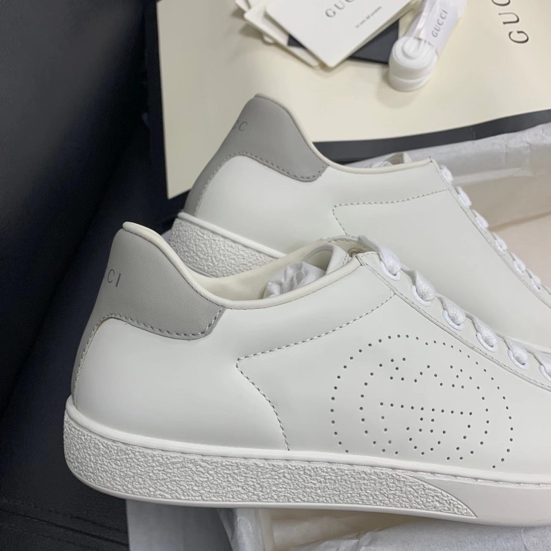 Screener White Sneakers - Men's