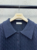 Miu Blue Polo Shirt - Women's
