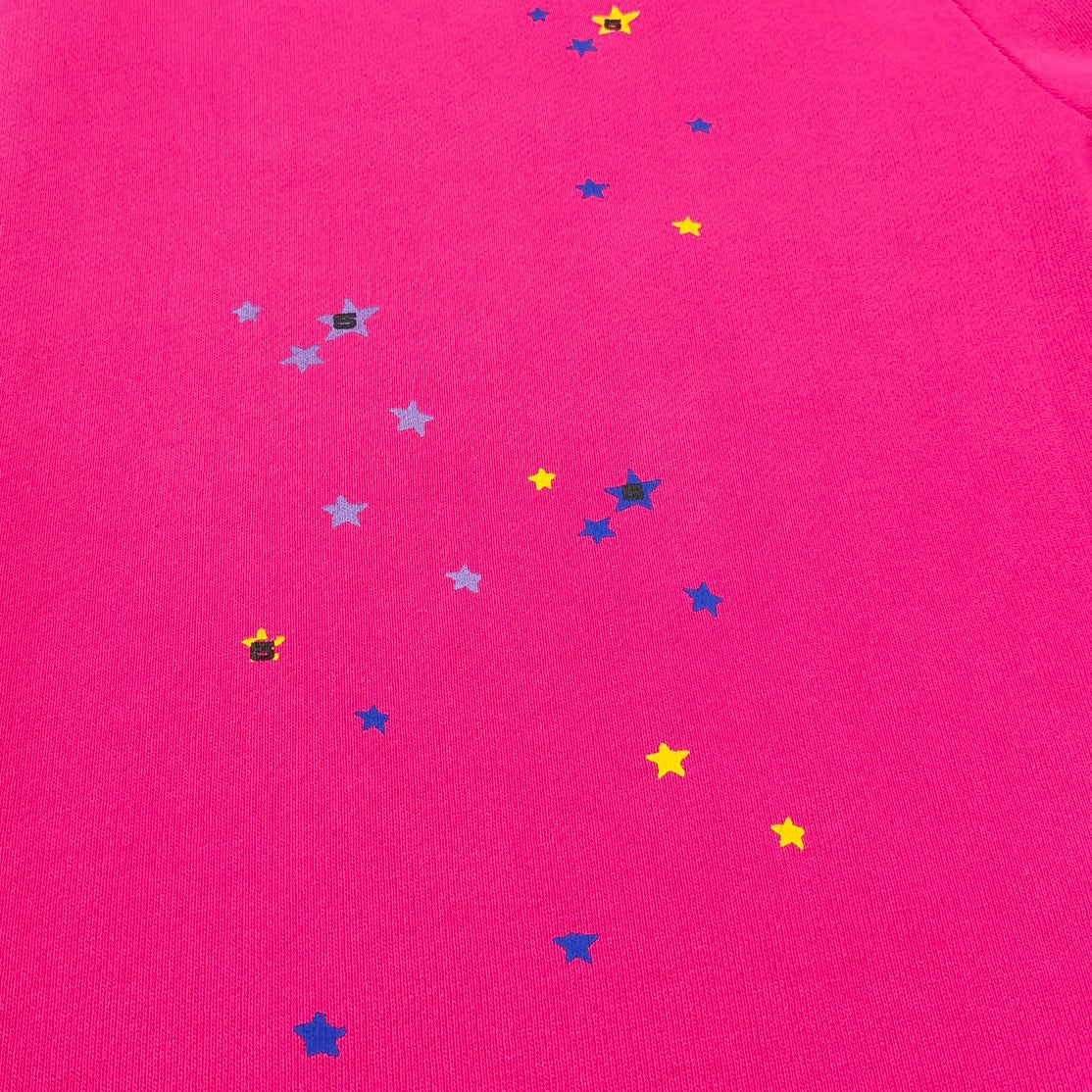 Pink Cotton Graphic Joggers - Men's
