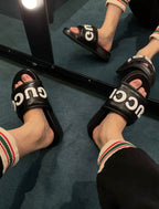 Black and Green Slides