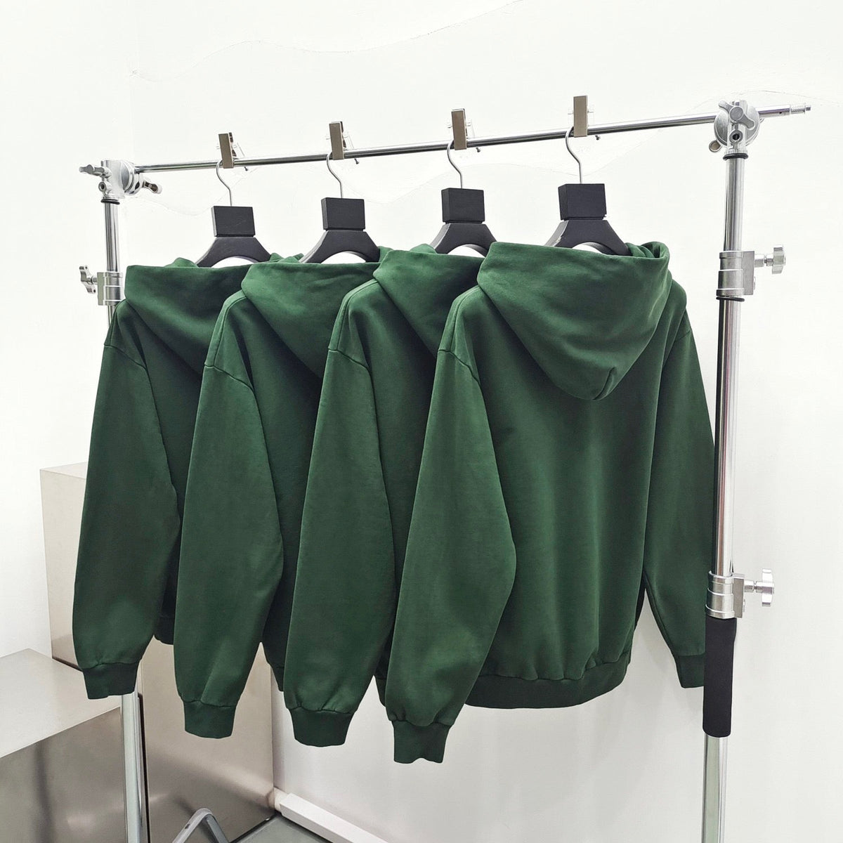 Green Cotton Graphic Pullover - Men's