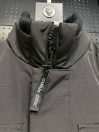 Black Nylon Down Parka - Men's