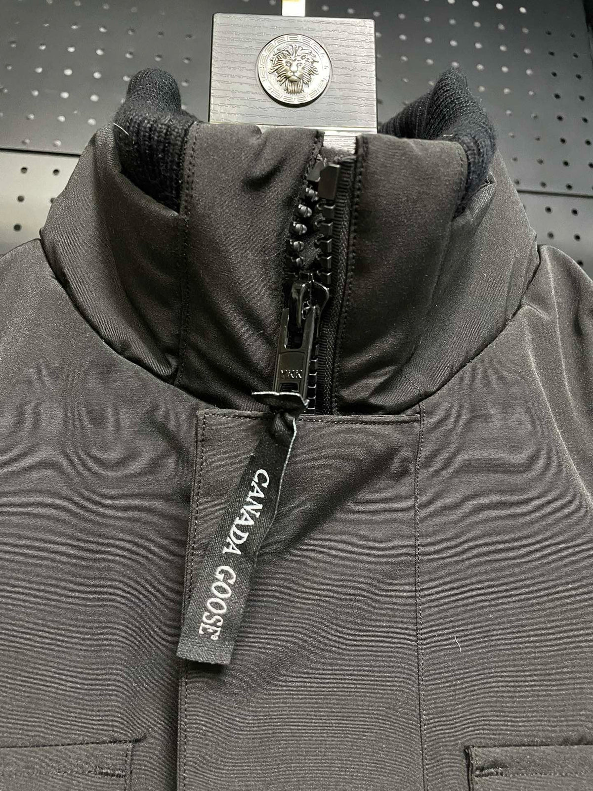 Black Nylon Down Parka - Men's