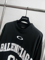 Black Jersey Numeral Long-Sleeve - Men's