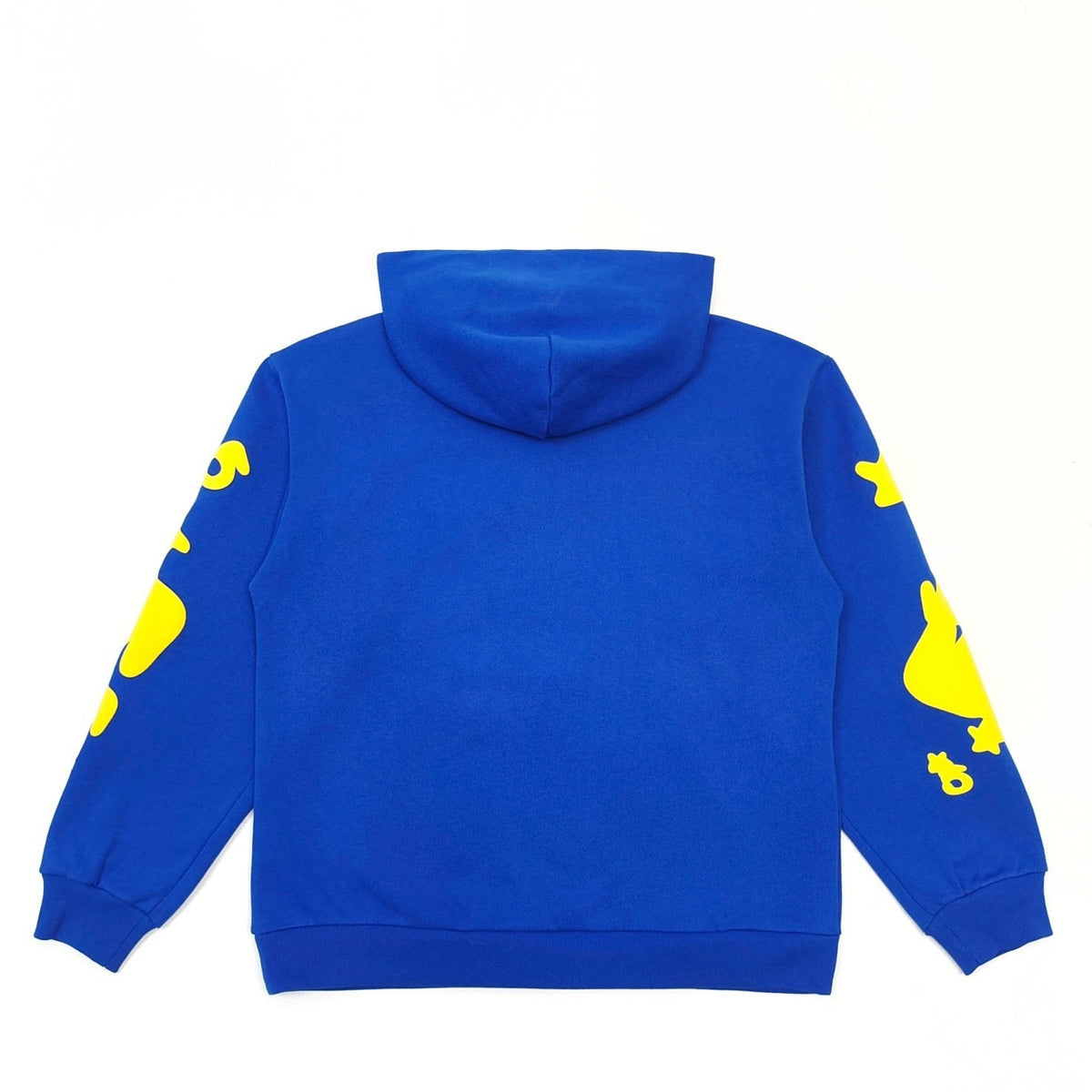 Blue Cotton Graphic Pullover - Men's
