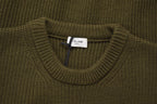 Black Cotton Bold Text Long-Sleeve - Men's
