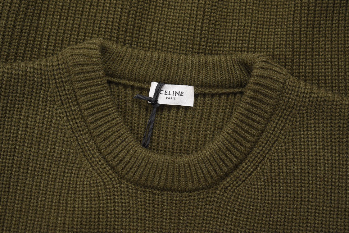 Black Cotton Bold Text Long-Sleeve - Men's