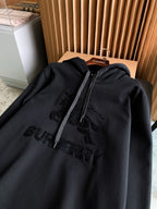 Tonal Embroidered Hoodie - Men's