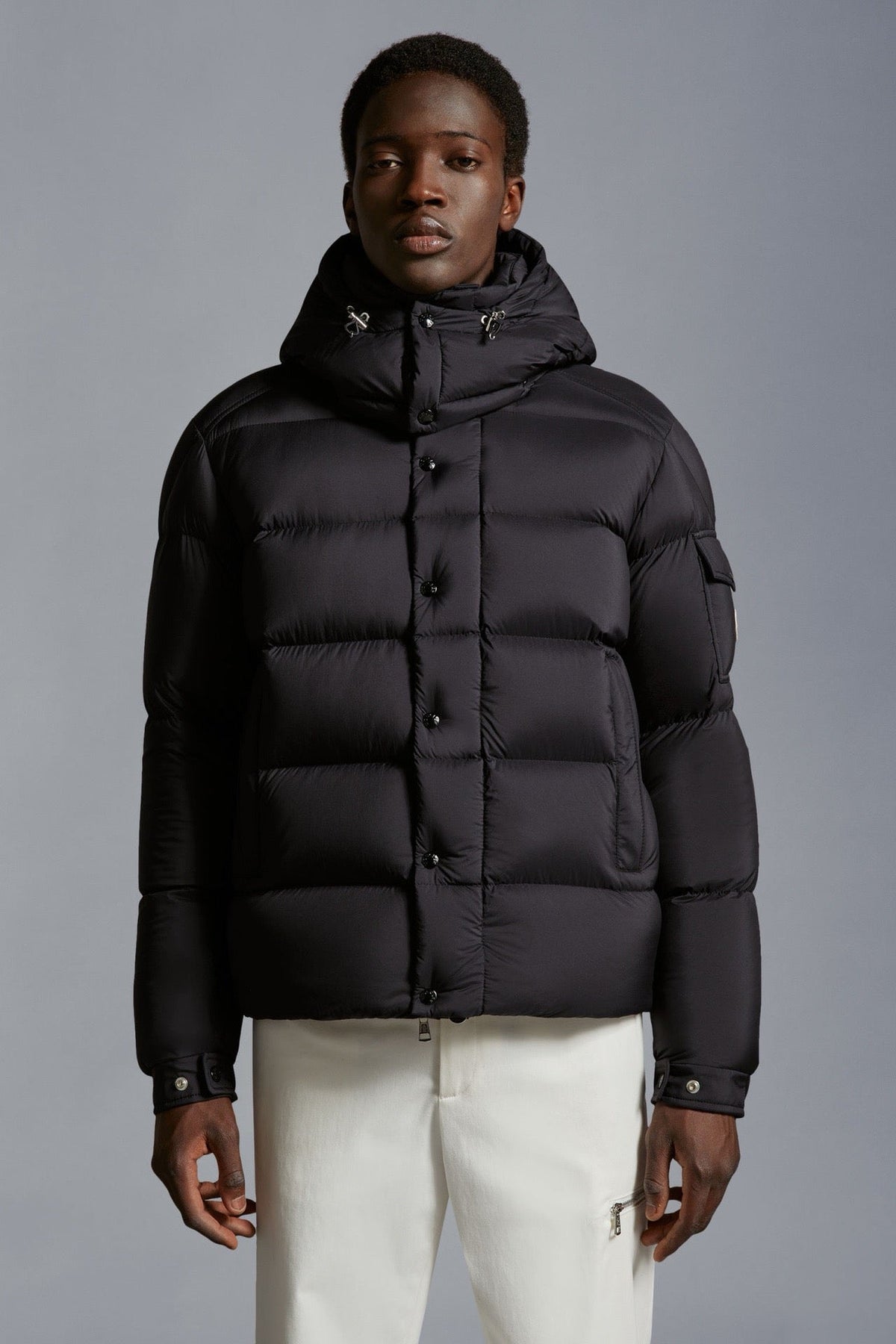 Black Puffer Jacket - Men's