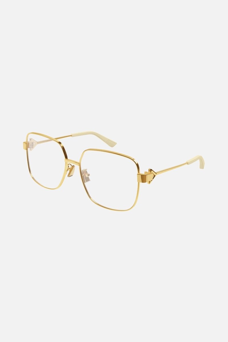 Squared metal frame – pared-back simplicity characterizes the essential shapes, lines and colours of this – LUX VERSE Luxury Designer Fashion Outlet