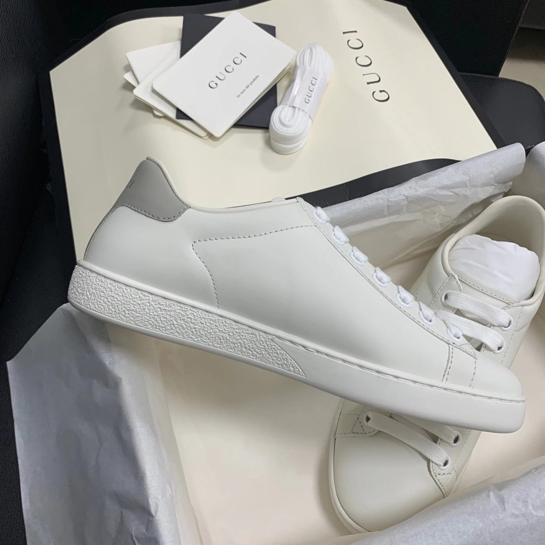 Screener White Sneakers - Men's