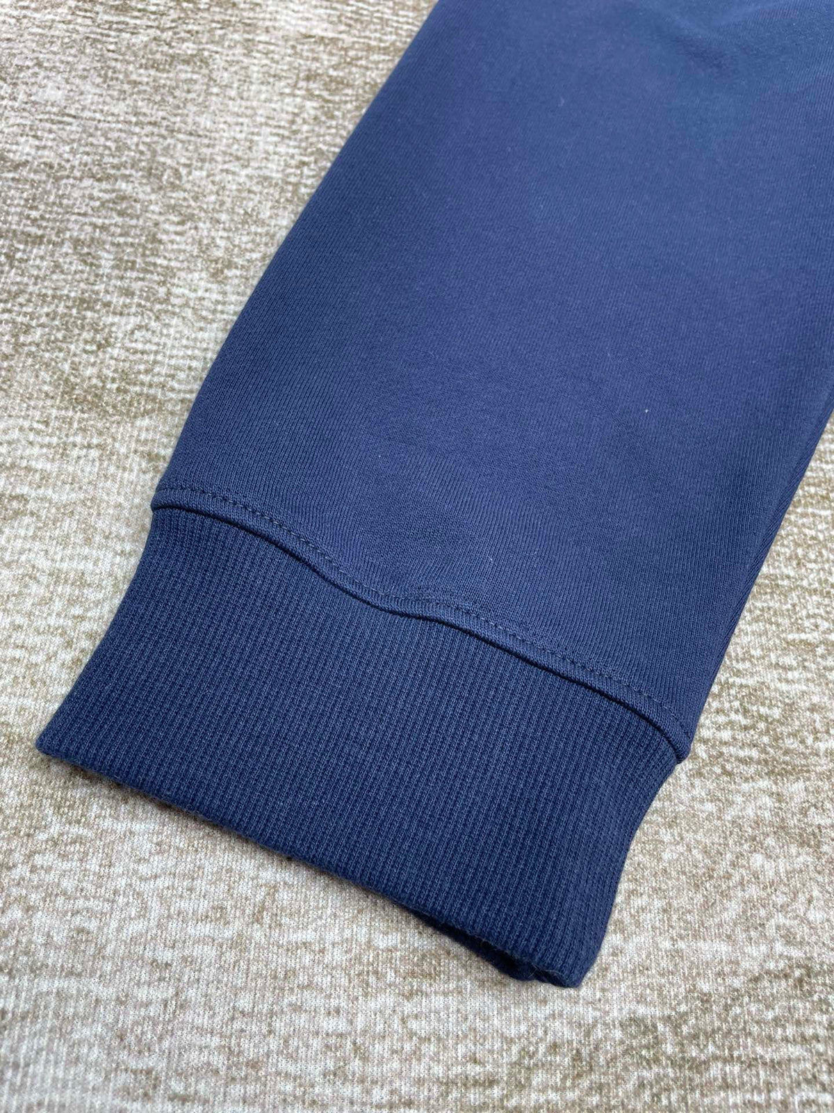 Navy Cotton Arch Graphic Crewneck - Men's