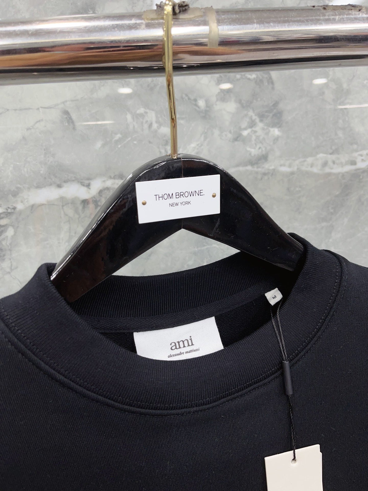 Black and White Sweatshirt - Men's