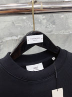 Navy Cotton Heart Logo Crewneck - Men's